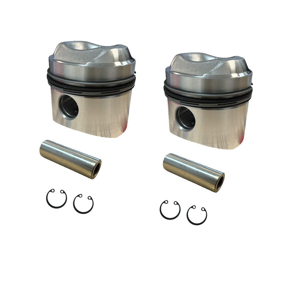 LOT 2 PISTONS VISA 652 CM3 AVEC SEGMENTS